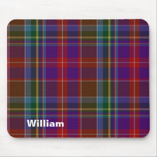 Colorful Stuart Family Tartan Plaid Mouse Pad
