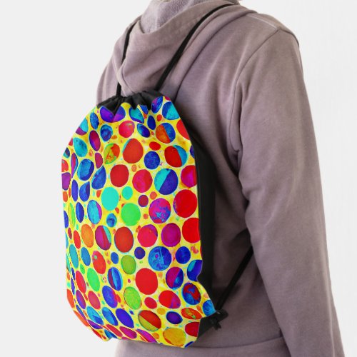 Colorful Stylish and Chic Pattern Drawstring Bag