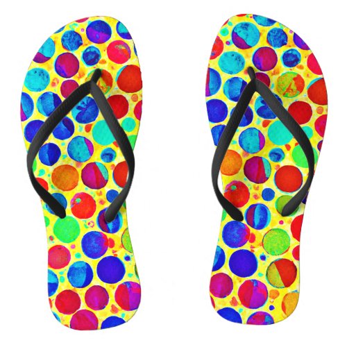 Colorful Stylish and Chic Pattern Flip Flops
