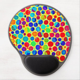Colorful Stylish and Chic Pattern Gel Mouse Pad