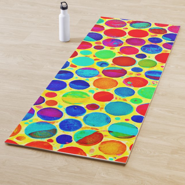 Colorful Stylish and Chic Pattern Yoga Mat (In Situ)