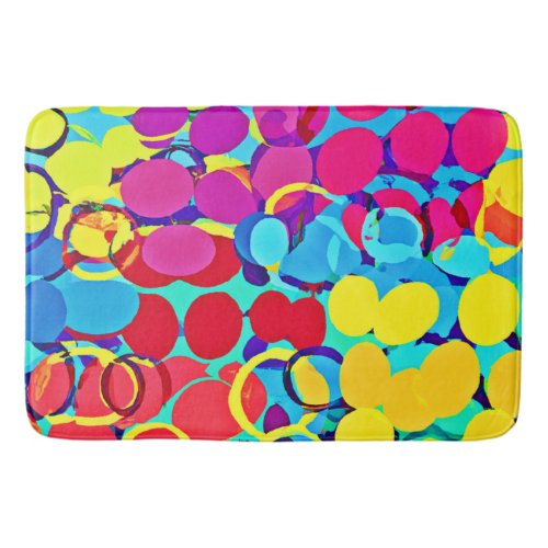 Colorful Stylish and Chic Spectrum Pattern Bath Mat