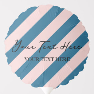 Colorful Stylish Bright Color Minimalist Stripes Balloon