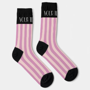Colorful Stylish Bright Color Minimalist Stripes Socks