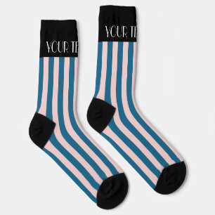 Colorful Stylish Bright Color Minimalist Stripes Socks