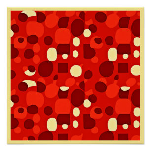 Colorful Stylish Diverse Elegance Pattern Poster