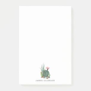 Colorful Succulent Bloom Tall Post-it Notes