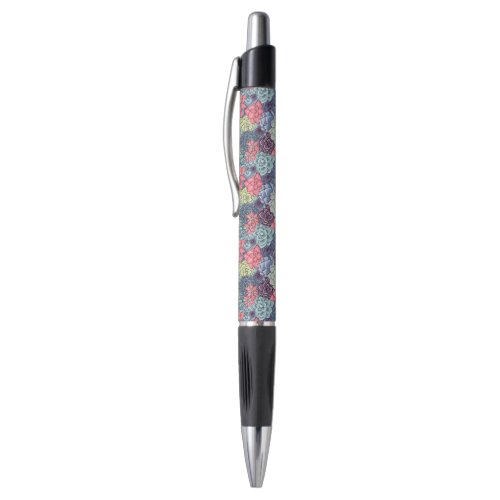 Colorful Succulent Pattern Pen