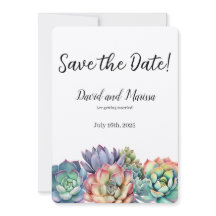 Colorful Succulent Wedding