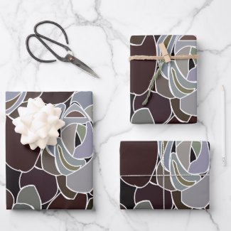 Colorful Succulents Floral Pattern