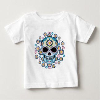 Colorful Sugar Skull Baby T-Shirt