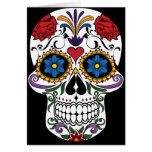 Colorful Sugar Skull Greeting Card