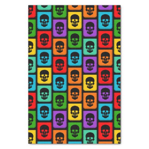  Colorful Sugar Skull Halloween Party Gift  Tissue Tissue Paper