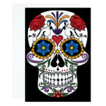 Colorful Sugar Skull Invitation Card