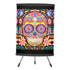 Colorful Sugar Skull Lamp - Day of the Dead Art