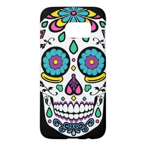 Colorful Sugar Skull Phone Case