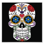 Colorful Sugar Skull Photo Print