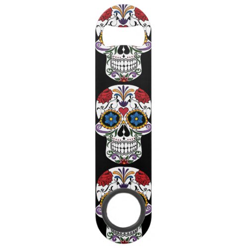 Colorful Sugar Skull Speed Bottle Opener