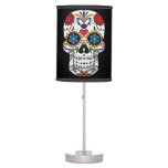 Colorful Sugar Skull Table Lamp