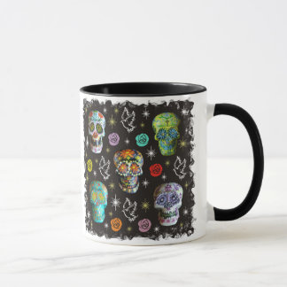 Colorful Sugar Skulls Mug