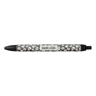 Colorful Sugar Skulls & Polka Dots Pen