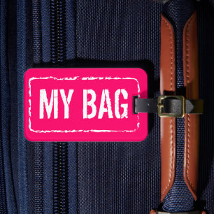 Colorful suitcase tags   Custom luggage labels