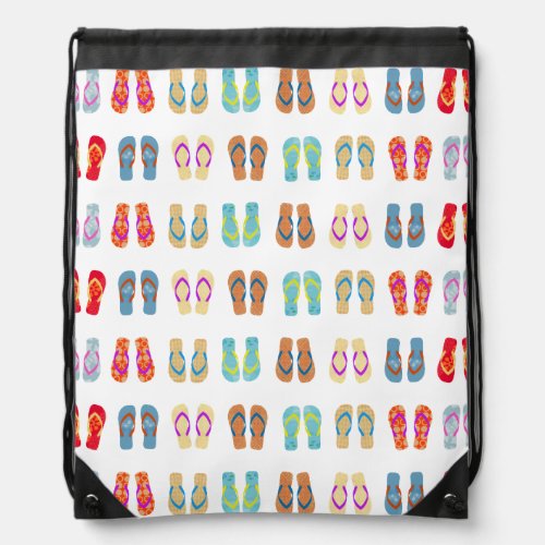 Colorful Summer Beach Flip Flops Bag
