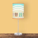 Colorful Summer Beach Flip Flops Lamp at Zazzle