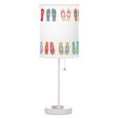 Colorful Summer Beach Flip Flops Lamp (Left)