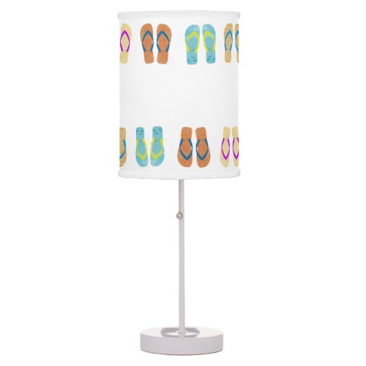 Colorful Summer Beach Flip Flops Lamp (Front)