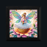 Colorful Summer Fairy Two  Illustration Gift Box<br><div class="desc">Immerse yourself in the enchanting beauty of a lively summer fairy illustration.</div>