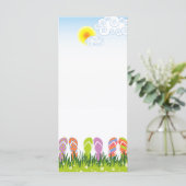 Colorful Summer Flip Flops Fun In The Sun Garden (Standing Front)