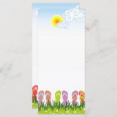 Colorful Summer Flip Flops Fun In The Sun Garden (Front/Back)