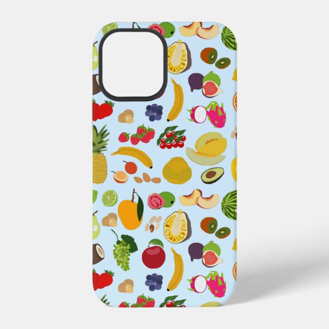 Colorful Summer Fruit Pattern Iphone Case (Back)
