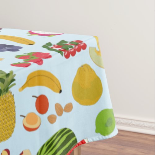 Colorful Summer Fruit Pattern Tablecloth