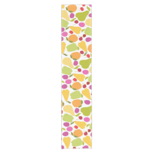 Colorful Summer Fruit Salad Short Table Runner