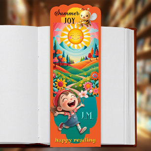 Colorful Summer Fun Child Bookmarks