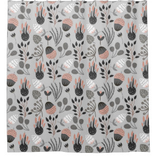 Colorful Summer Pattern Shower Curtain