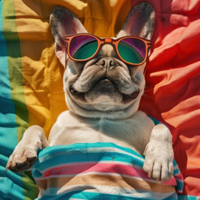 Colorful Summer Vibes iPhone Case  ("Chilin like a summer superstar")