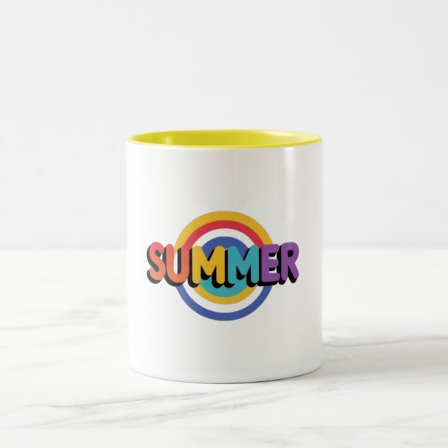  Colorful Summer Vibes Mug (Center)