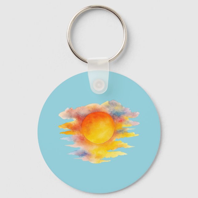 Colorful sun keychain (Front)