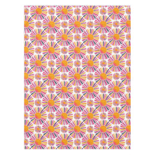 Colorful Sun - Watercolor Style Tablecloth