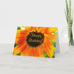 Colorful Sunflower Card