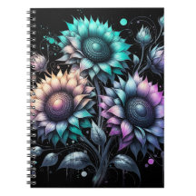 Colorful Sunflowers 2 Notebook