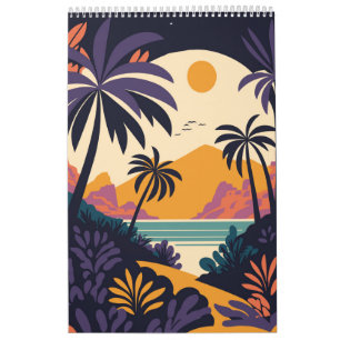  Colorful sunset Calendar