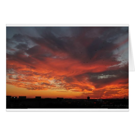 Colorful Sunset Cards (Front Horizontal)
