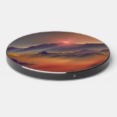 colorful sunset over mountain range wireless charger  (Front 2)
