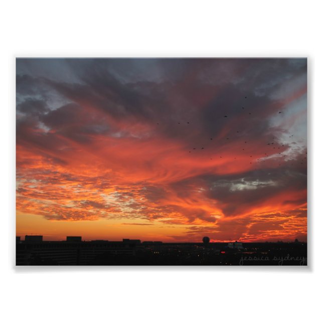 Colorful Sunset Photo Print (Front)