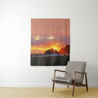 Colorful Sunset Tapestry
