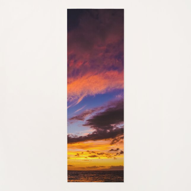 Colorful Sunset Yoga Mat (Front)